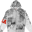 Vale Forever Cheetah Zip Up Hoodie Grey