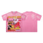 MAJESTIK Moto Racing Vintage Pink T‑Shirt