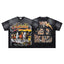 MAJESTIK Wild Horses Live Free Double‑Sided Vintage T‑Shirt