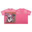 MAJESTIK Soul Light In Darkness Pink Vintage T‑Shirt
