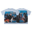 MAJESTIK Phantoms 199x Vintage Light Blue Double‑Sided T‑Shirt