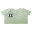MAJESTIK XX Global Striped Half‑Zip Polo T‑Shirt