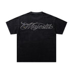 MAJESTIK Hazmat Crew Graphic Vintage T‑Shirt