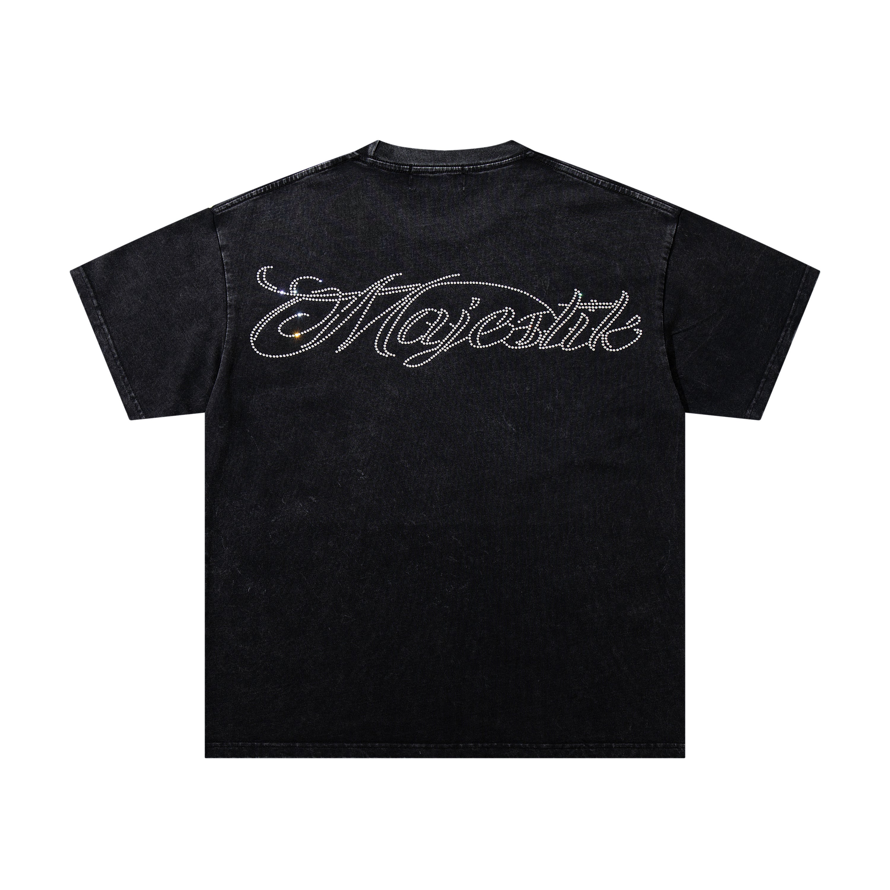 MAJESTIK Hazmat Crew Graphic Vintage T‑Shirt