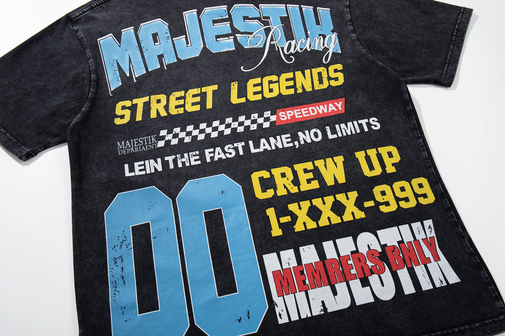 MAJESTIK Street Legends Motocross Vintage T‑Shirt