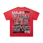 MAJESTIK Lock In Take Over Sports Vintage T‑Shirt