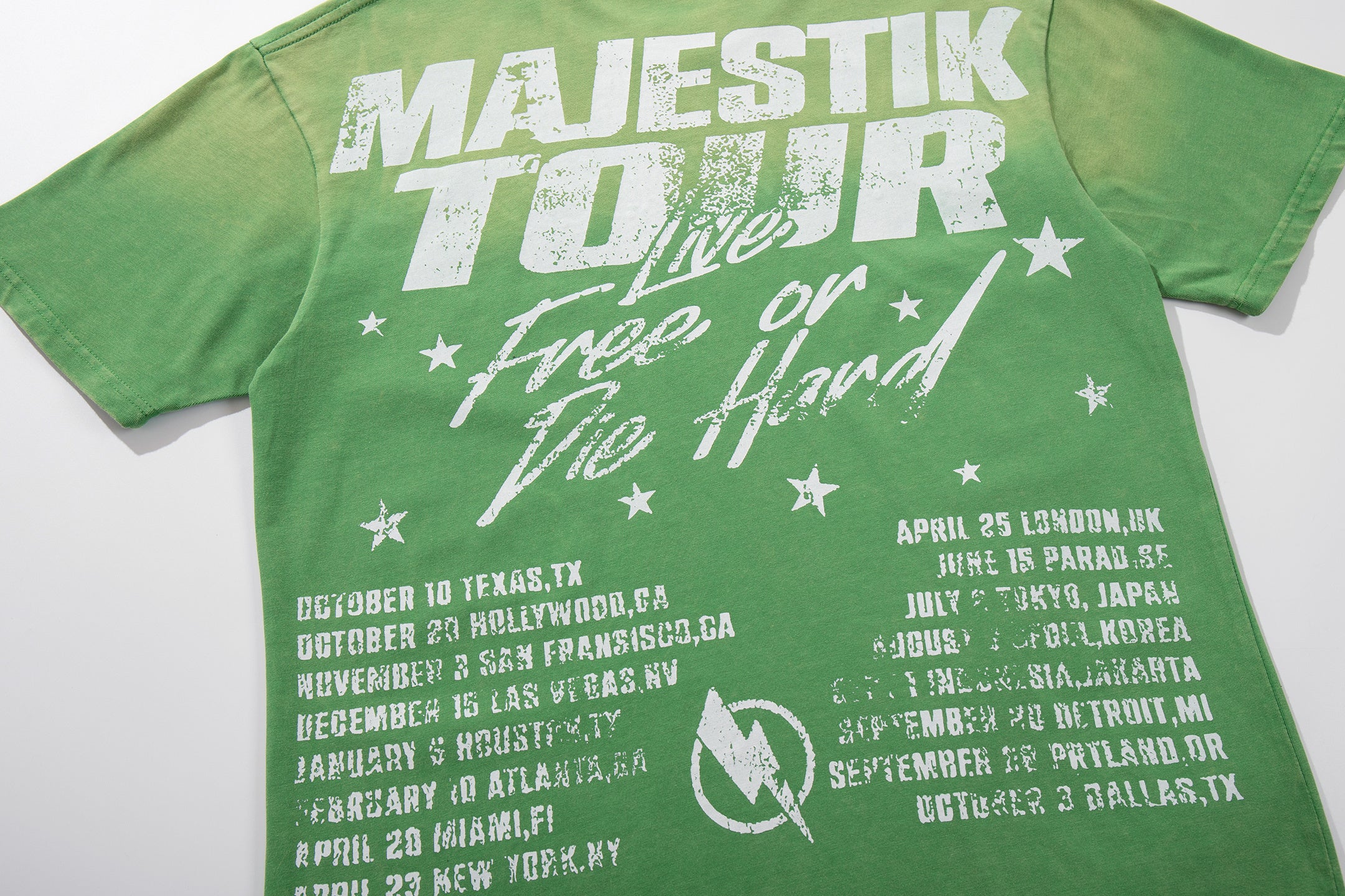 MAJESTIK Tour City Night Vintage T‑Shirt