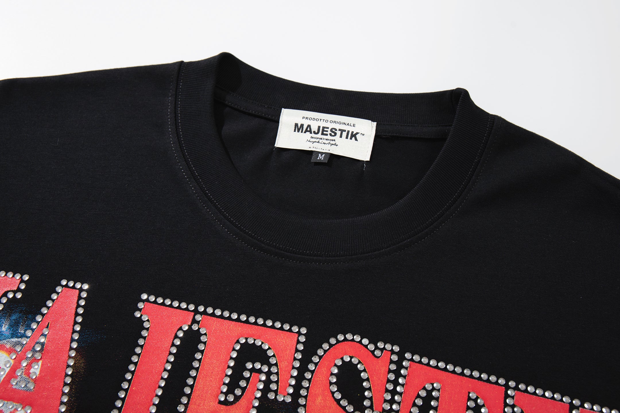 MAJESTIK Alien Casino Gambling Graphic T‑Shirt