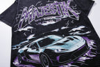 MAJESTIK Metal Concert Sports Car Double‑Sided Vintage T‑Shirt