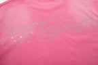 MAJESTIK Soul Light In Darkness Pink Vintage T‑Shirt