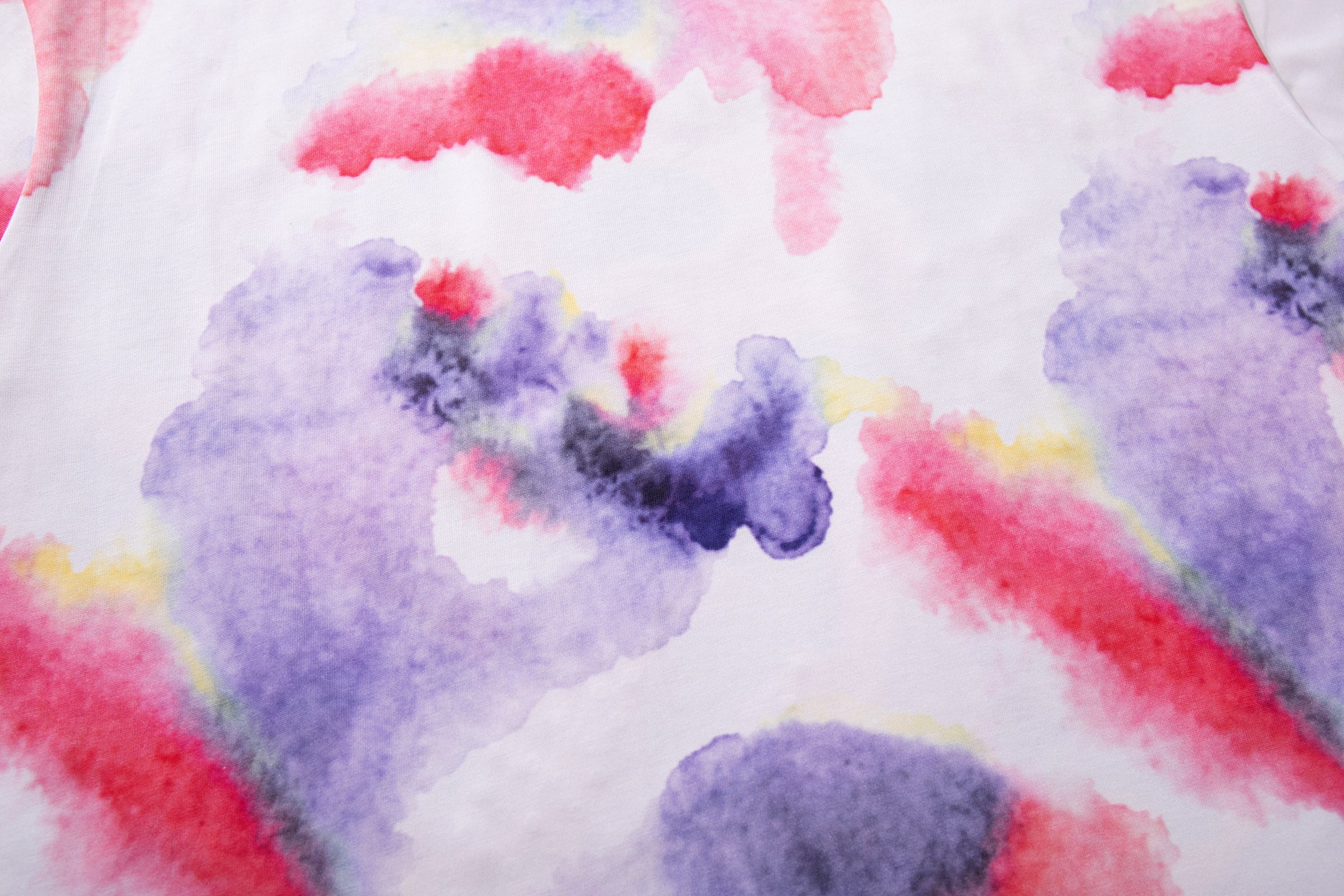 MAJESTIK Tie‑Dye Skull Graphic T‑Shirt
