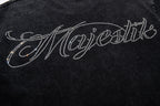 MAJESTIK Trophy Champion Skeleton Double‑Sided Vintage T‑Shirt