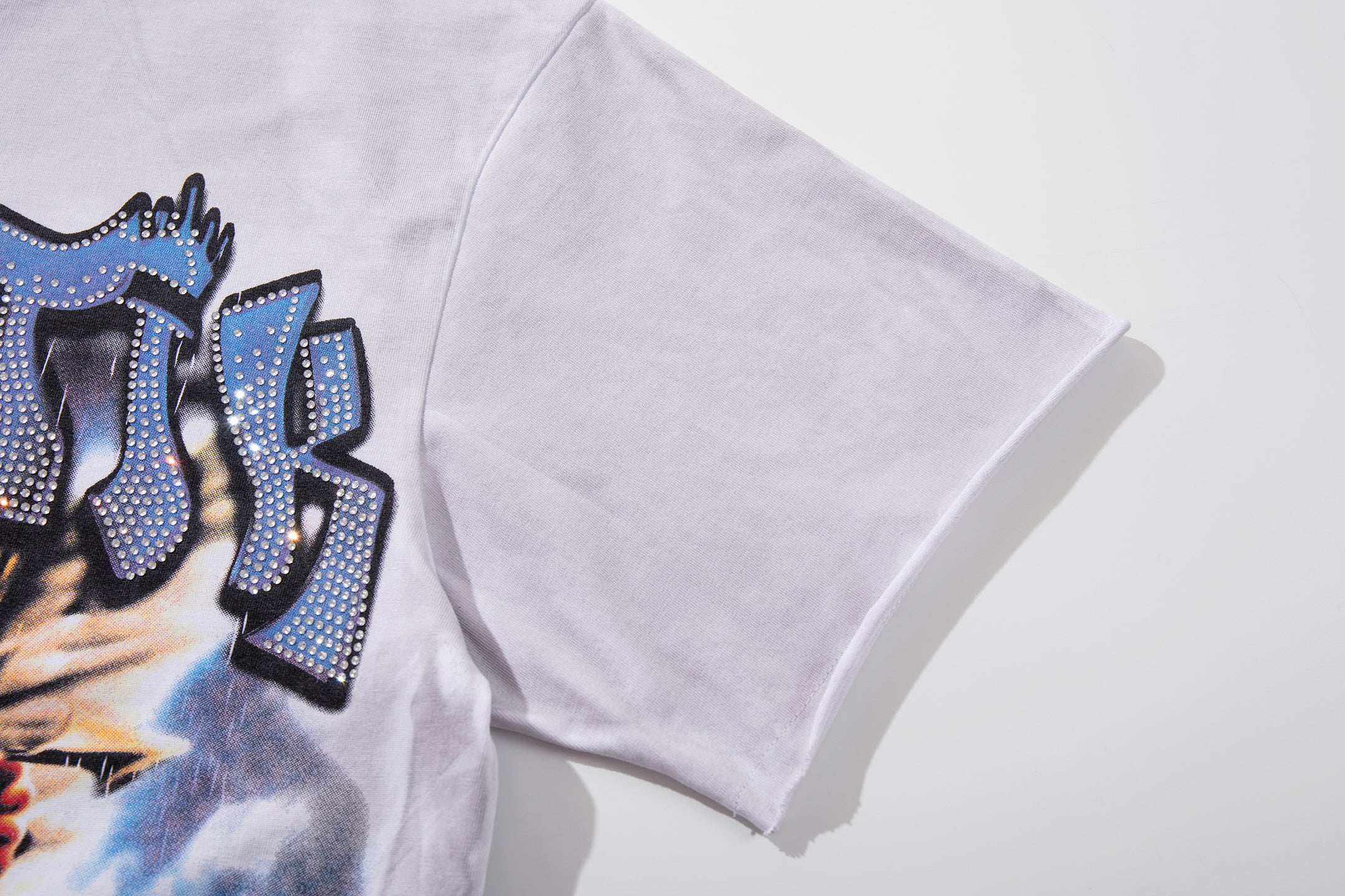 MAJESTIK Cupid Angel Double‑Sided Vintage T‑Shirt