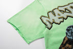 MAJESTIK Football Player Double‑Sided Vintage T‑Shirt