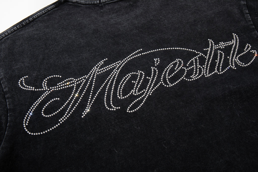 MAJESTIK Sports Motorcycle Racing Vintage Graphic T‑Shirt