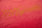 MAJESTIK Football Monster Vintage Red Double‑Sided T‑Shirt