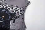 MAJESTIK Black Panther Graphic Tank Top