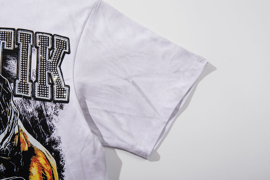 MAJESTIK Eagle Football Double‑Sided Vintage T‑Shirt