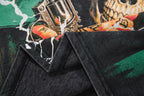 MAJESTIK Double‑Sided Skull Graphic Vintage T‑Shirt