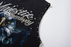 MAJESTIK Motorcycle Eagle Graphic Tank Top