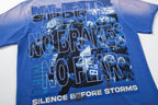 MAJESTIK Silence Before Storms Football Vintage T‑Shirt