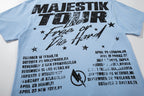 MAJESTIK Legends Racing Tour Light Blue T‑Shirt