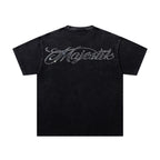 MAJESTIK Football Player Double‑Sided Vintage T‑Shirt