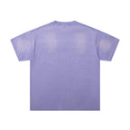 MAJESTIK Moto Racing Vintage Purple T‑Shirt