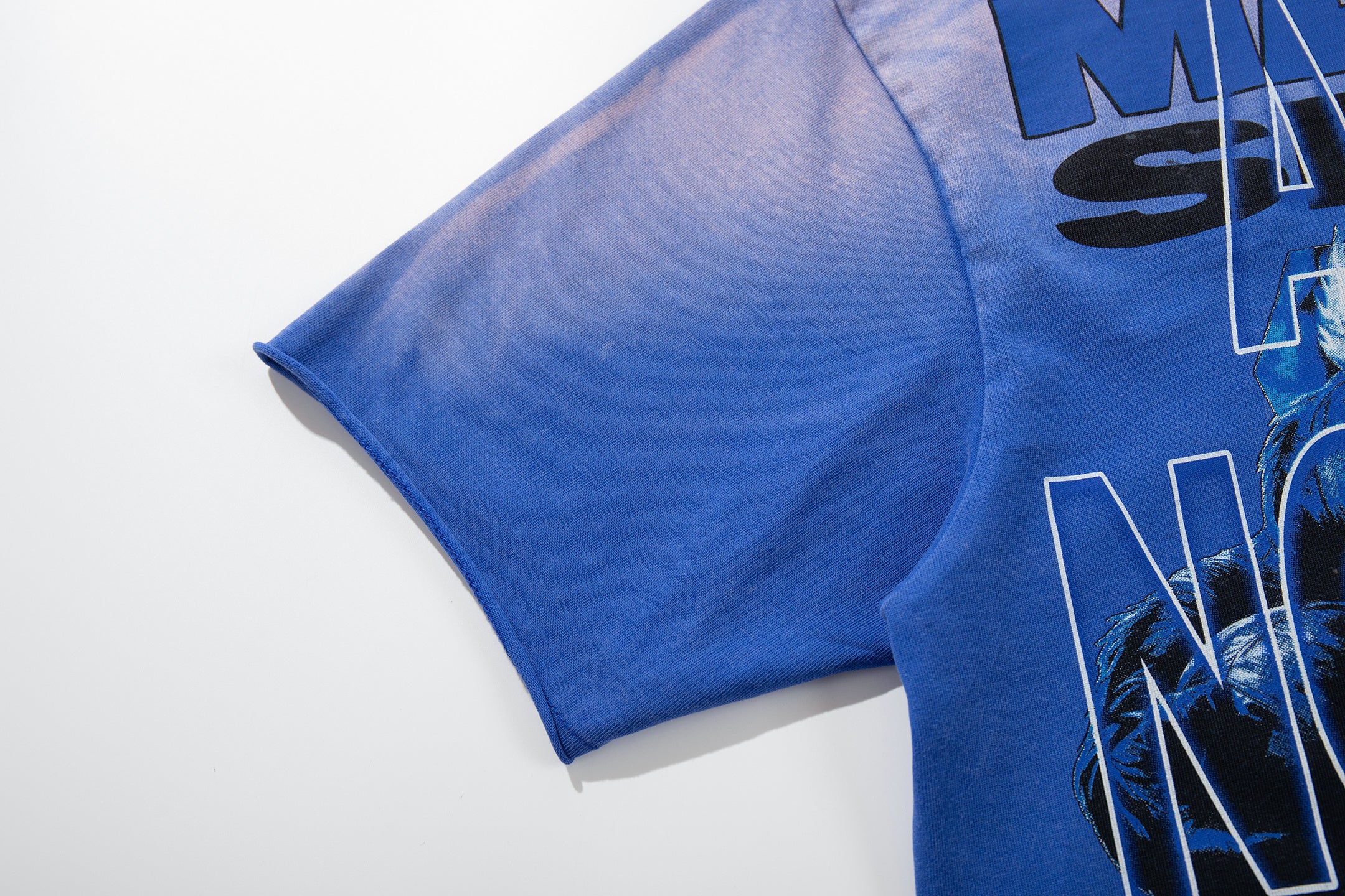 MAJESTIK Silence Before Storms Football Vintage T‑Shirt