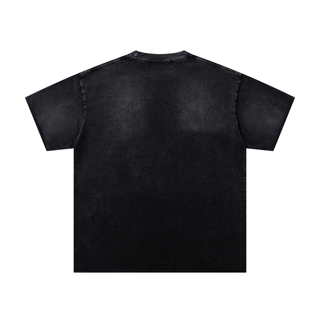 MAJESTIK Fire Dept City Street Vintage Double‑Sided T‑Shirt