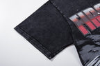 MAJESTIK Skull Racer Double‑Sided Vintage T‑Shirt