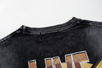 MAJESTIK Wild Horses Live Free Double‑Sided Vintage T‑Shirt