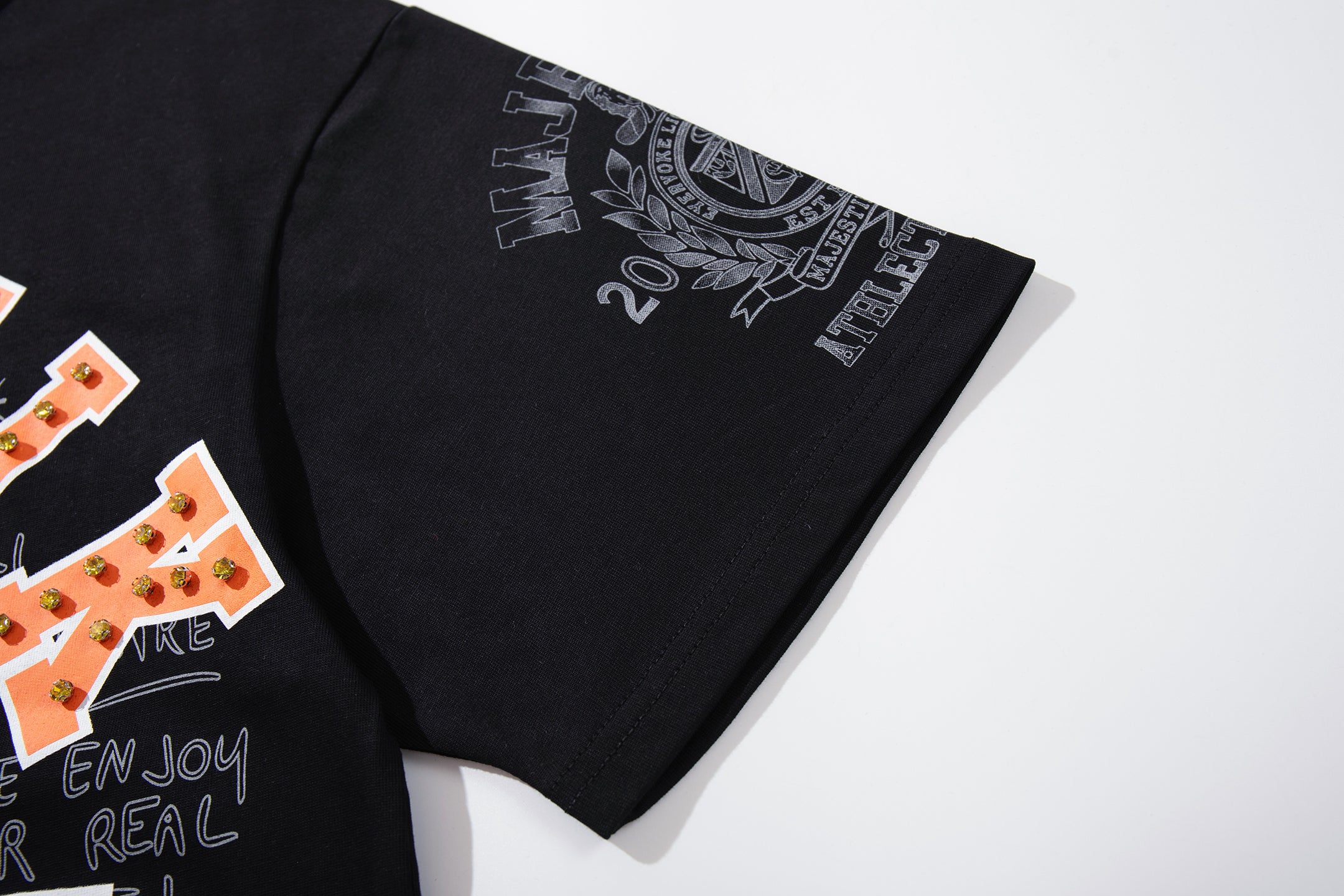 MAJESTIK Global Half‑Zip Polo T‑Shirt