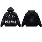Vale Forever Classico Zip Up Hoodie Black
