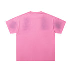 MAJESTIK Western Cowboy Vintage Pink T‑Shirt