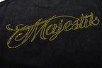 MAJESTIK Motocross Racing Vintage Black Double‑Sided T‑Shirt