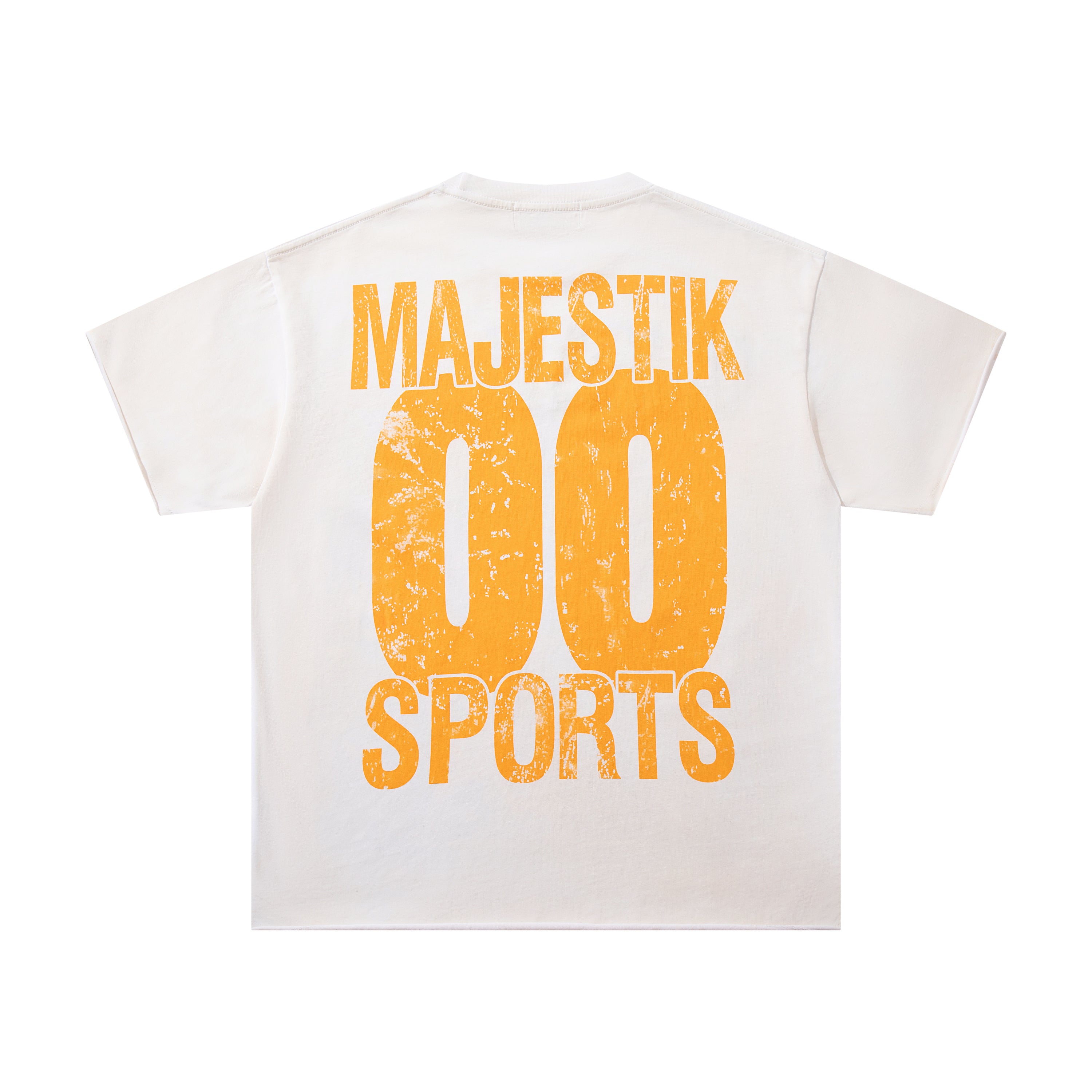 MAJESTIK Sports Bulldog Vintage Graphic T‑Shirt