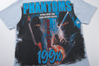 MAJESTIK Phantoms 199x Vintage Light Blue Double‑Sided T‑Shirt