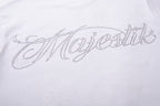 MAJESTIK Jungle Skull Vintage Graphic T‑Shirt