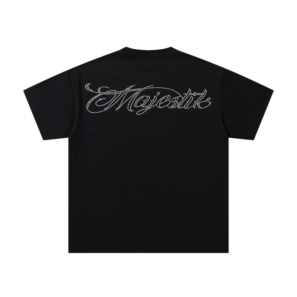MAJESTIK Ghost Vintage Graphic T‑Shirt