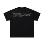 MAJESTIK Ghost Vintage Graphic T‑Shirt
