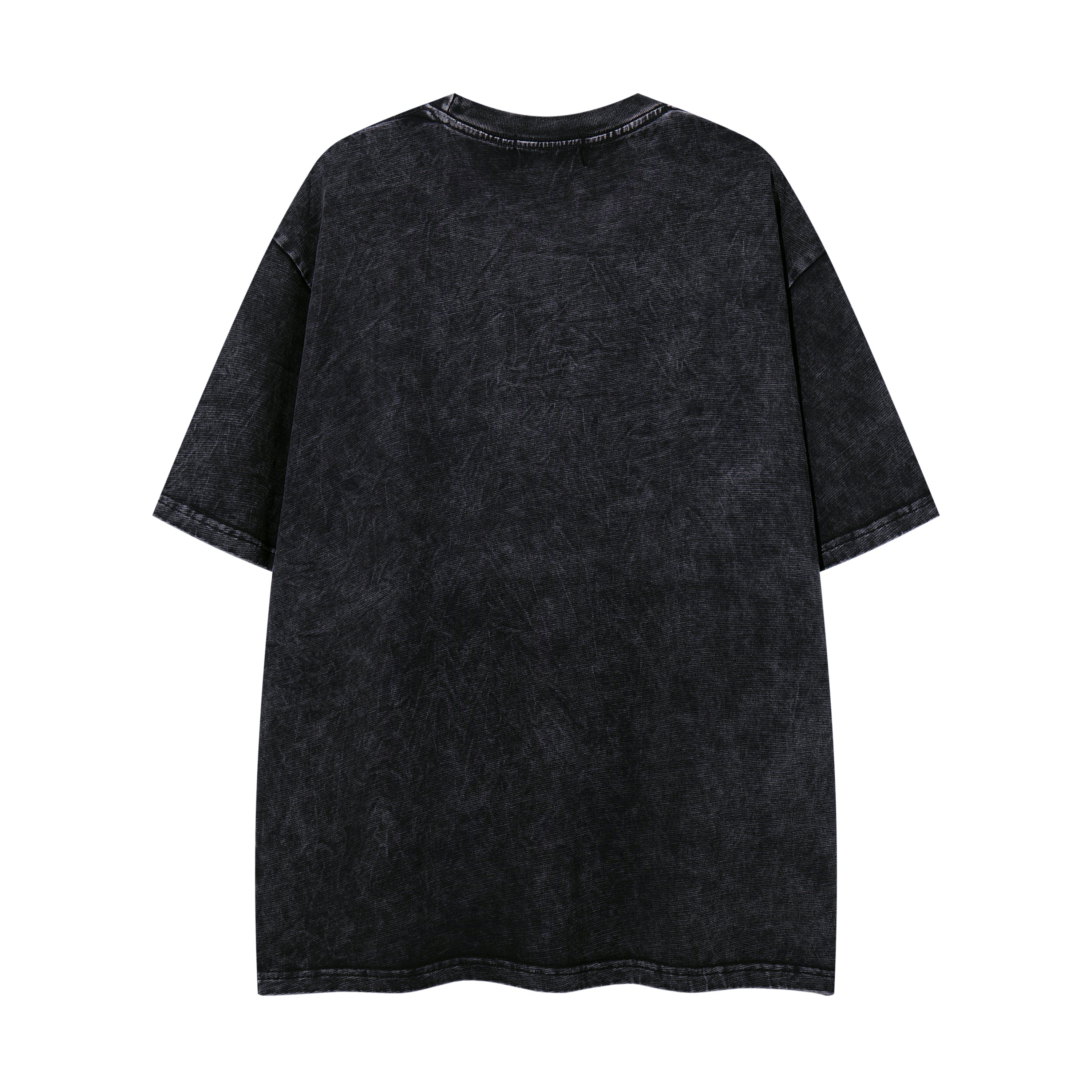 MAJESTIK Grim Reaper Scythe Vintage Washed Graphic T‑Shirt