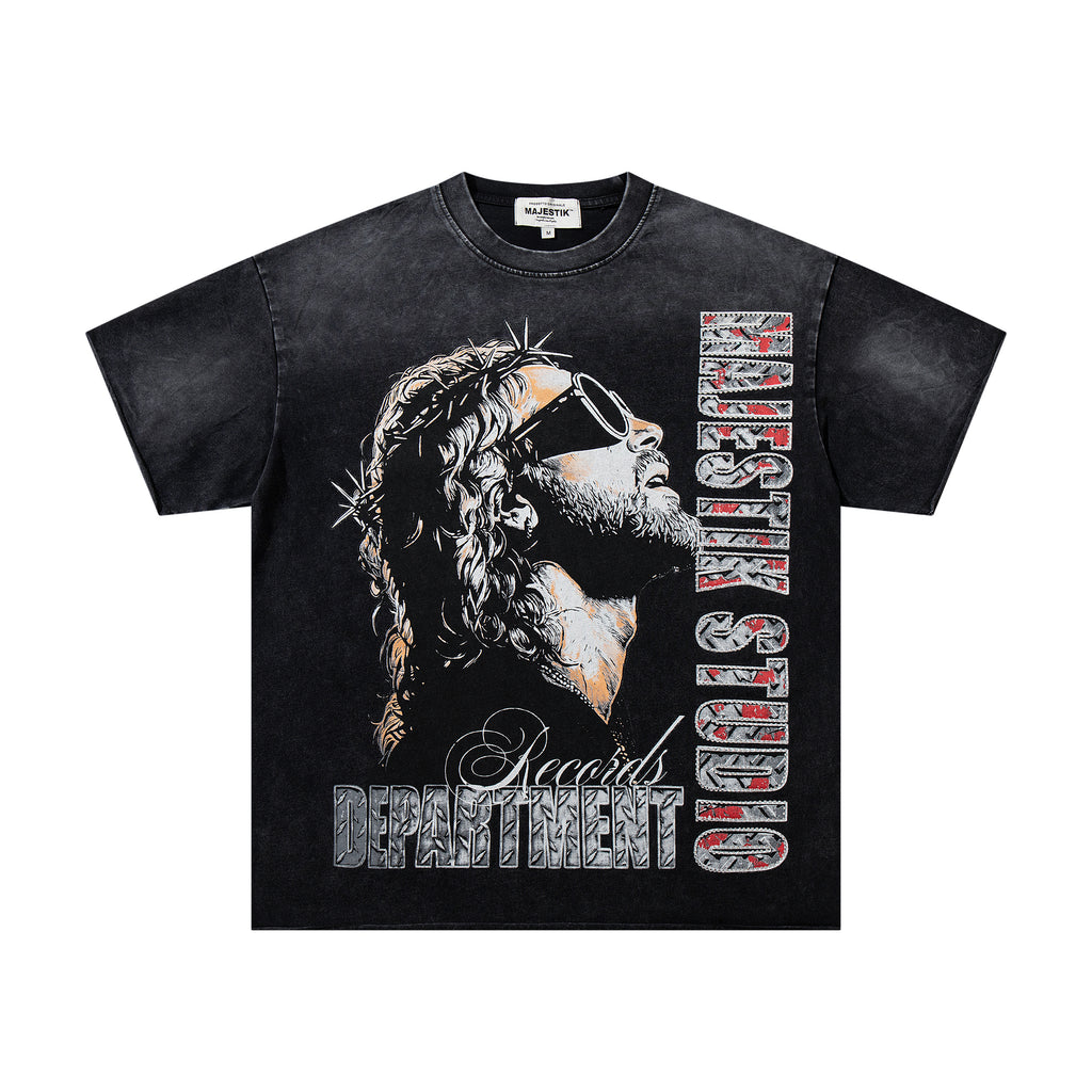 MAJESTIK Studio Portrait Vintage T‑Shirt