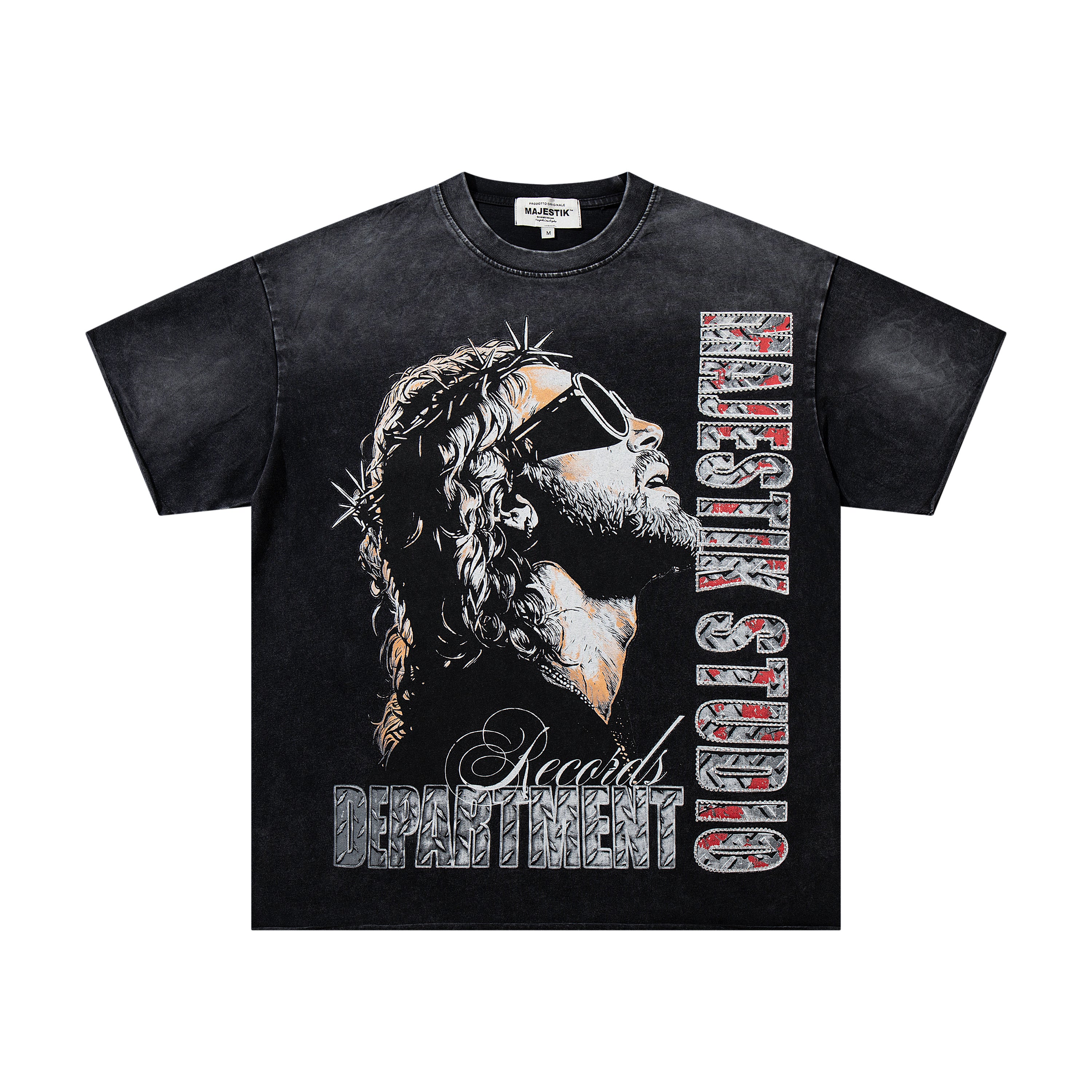 MAJESTIK Studio Portrait Vintage T‑Shirt