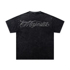 MAJESTIK Trophy Champion Skeleton Double‑Sided Vintage T‑Shirt