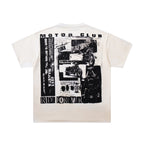 MAJESTIK Motor Club Collage Vintage T‑Shirt