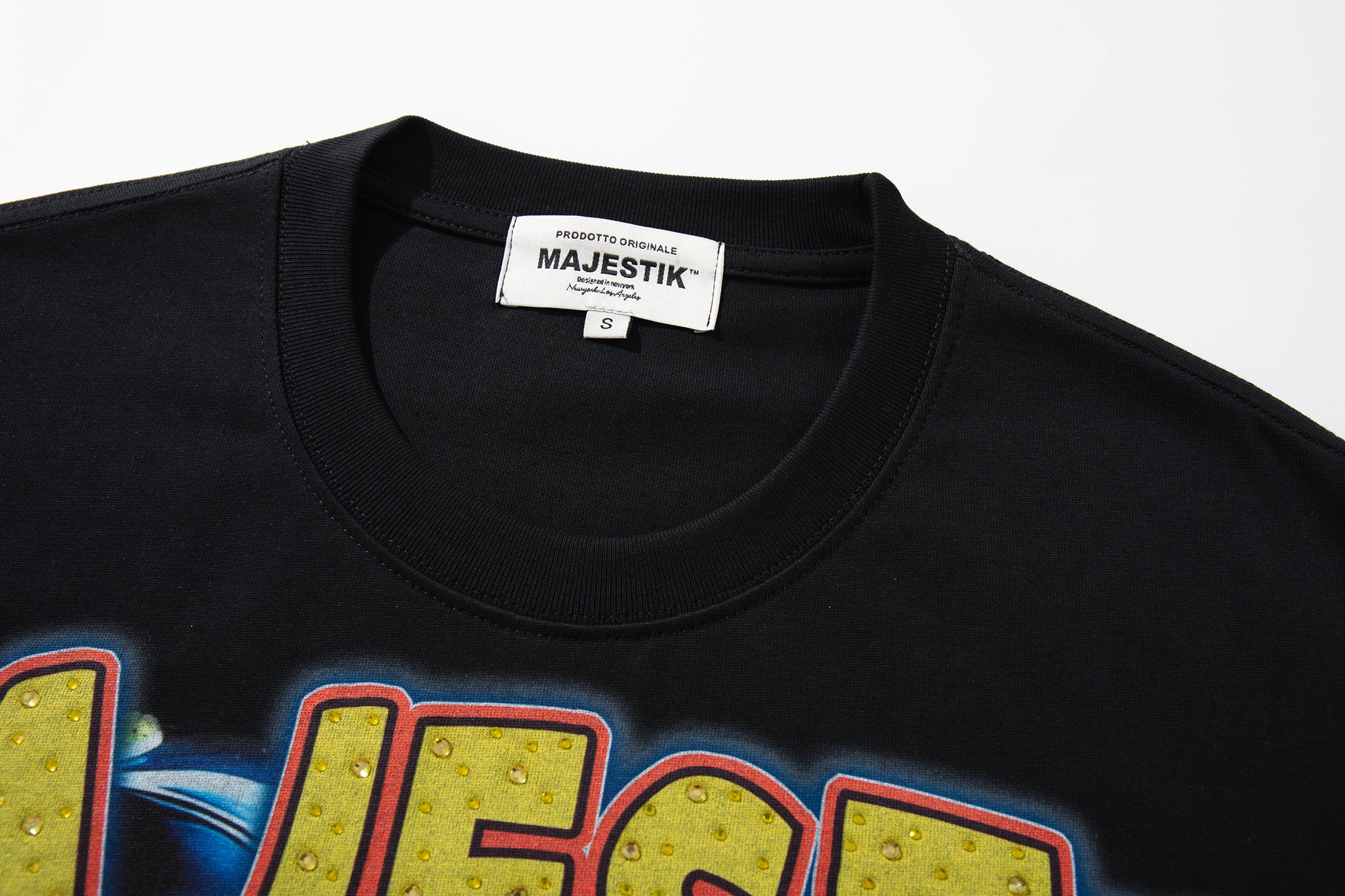 MAJESTIK Cereal Face Vintage Graphic T‑Shirt