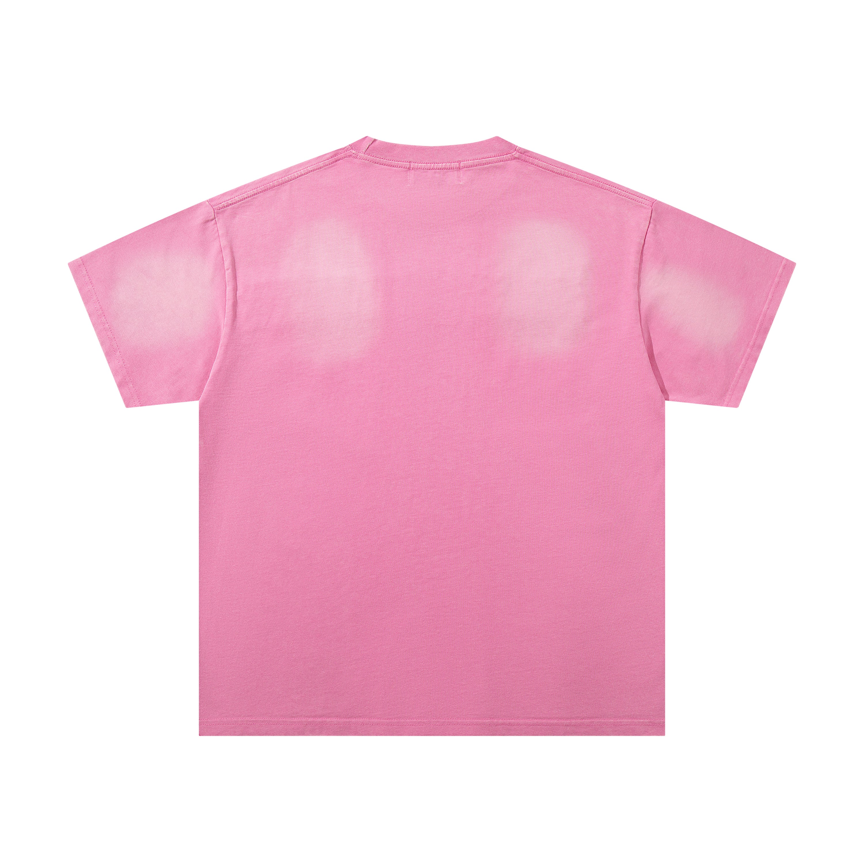 MAJESTIK Moto Racing Vintage Pink T‑Shirt