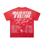 MAJESTIK Tour Bears Vintage Graphic T‑Shirt
