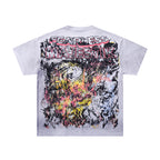 MAJESTIK Fearless Graffiti Chaos Double‑Sided Vintage T‑Shirt